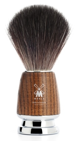 Rytmo Shaving Brush Ash, Steamed Synthetic, Black Fibre i gruppen Sk�gg & Rakning / Rakborste / Syntetiskt h�r hos UnderCclub AB (21H220)