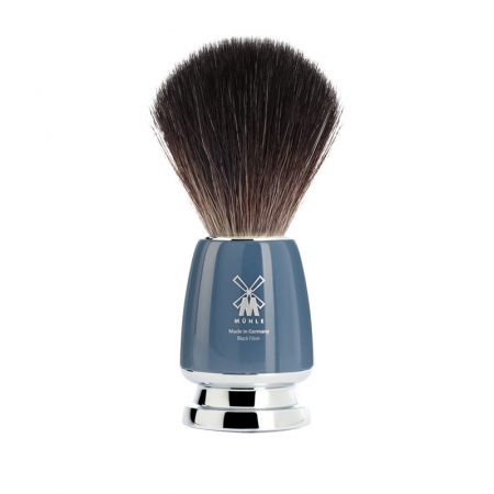 Rytmo Black Fiber Shaving Brush Petrol Blue i gruppen Sk�gg & Rakning / Rakborste / Syntetiskt h�r hos UnderCclub AB (21M228)