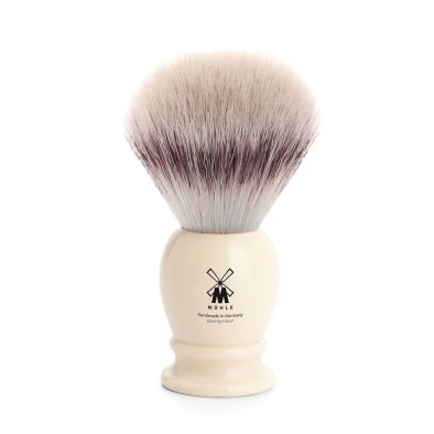 CLASSIC SHAVING BRUSHES synthetic Silvertip Fibre High-grade resin ivory i gruppen Skgg & Rakning / Rakborste / Syntetiskt hr hos UnderCclub AB (33K257)