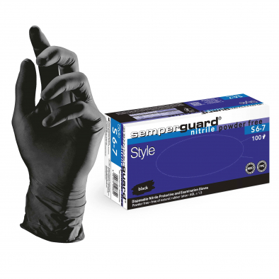 Semperguard Nitrilhandskar 100 st - Poderfree S/6-7 i gruppen Fr Salong / Frgtillbehr hos UnderCclub AB (BRA-5138)