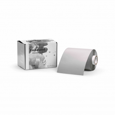 Folie Embossed - 100 m - Hot Silver i gruppen Fr Salong / Frgtillbehr hos UnderCclub AB (BRA-8860)