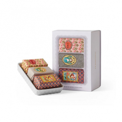 Gift Set Soap Dish & Classico Mini Soaps i gruppen Kroppsvrd / Bad & Dusch hos UnderCclub AB (CPM-CCBX011)