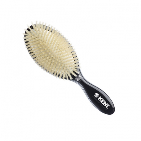Classic Shine Large Soft White Pure Bristle Hairbrush i gruppen H�rv�rd / H�rborstar / H�rborste Svinborst hos UnderCclub AB (CSGL)