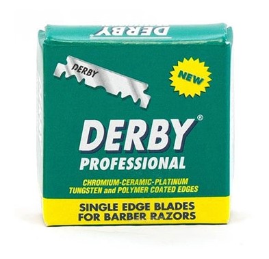 Derby Professional Single Edge Razor Blades x100 i gruppen Skgg & Rakning / Rakblad / Single Edge hos UnderCclub AB (DERBY-SE100)