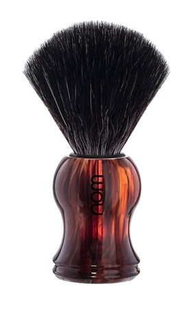 Gustav Shaving Brush, Black Fibre, Handle Material Plastic Havanna i gruppen Sk�gg & Rakning / Rakborste / Syntetiskt h�r hos UnderCclub AB (GUSTAV21HA)