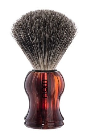 Gustav Shaving Brush, Pure Badger, Handle Material Plastic Havanna i gruppen Sk�gg & Rakning / Rakborste hos UnderCclub AB (GUSTAV81HA)