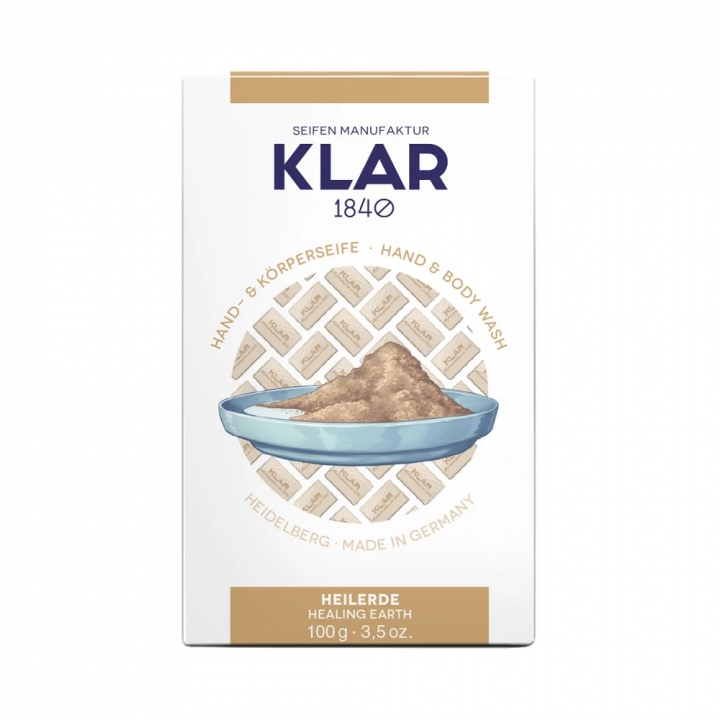 Klars Healing Earth Soap Palm Oil-free i gruppen Kroppsv�rd / H�nder & F�tter / Handtv�l / Fast Handtv�l hos UnderCclub AB (KS-10978)