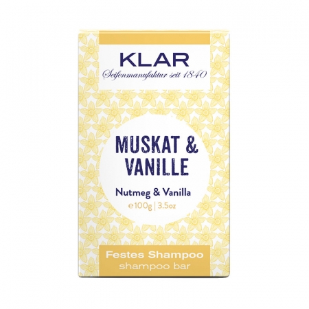 Klars Shampoo Bar Nutmeg & Vanilla i gruppen H�rv�rd / H�rschampo / Schampotv�l hos UnderCclub AB (KS-11044)