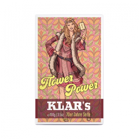 Klar's Special Edition Of 70 Retro Soap a Flower Power Palm Oil Free i gruppen Kroppsv�rd / H�nder & F�tter / Handtv�l / Fast Handtv�l hos UnderCclub AB (KS-11157)