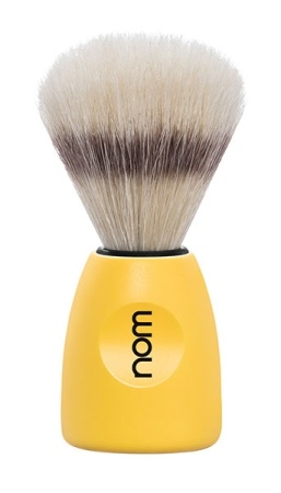 Lasse Shaving Brush, Pure Bristle, Handle Material Plastic Lemon i gruppen Sk�gg & Rakning / Rakborste hos UnderCclub AB (LASSE41LE)