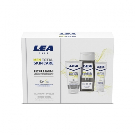Lea Men Total Skin Care Detox & Clean Kit i gruppen Ansikte & Hudv�rd / Ansiktsreng�ring / Ansiktstv�tt hos UnderCclub AB (LEA-32136)