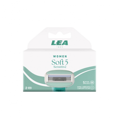 Women Soft 5 Sensitive Mini Razor Blades - 2 pack i gruppen Skgg & Rakning / Rakblad hos UnderCclub AB (LEA-32159)