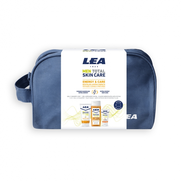 Lea Men Total Skin Care Energy & Care Toiletry Bag i gruppen Ansikte & Hudv�rd / Ansiktsreng�ring / Ansiktstv�tt hos UnderCclub AB (LEA-32578)