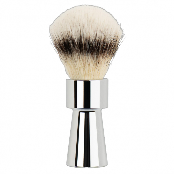 Shaving Brush 1100 Xl, Fibre, Synthetic - Bright Chrome i gruppen Skägg & Rakning / Rakborste hos UnderCclub AB (MER-1100301)