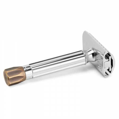 Progress Short Handle - Antique Brass i gruppen Sk�gg & Rakning / Rakhyvel och rakkniv / S�kerhetshyvel hos UnderCclub AB (MER-500105)
