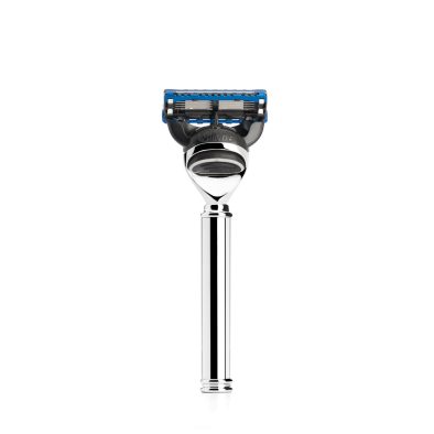 TRAVEL Travel razor chrome-plated metal 5-blade razor Fusion i gruppen Skgg & Rakning / Rakhyvel och rakkniv / Flerbladshyvlar hos UnderCclub AB (R20F)