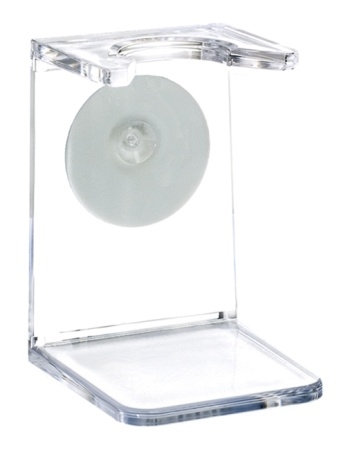 Plastic, Transparent, Holder For Brush i gruppen Sk�gg & Rakning / Rakborste / Rakborstst�ll hos UnderCclub AB (RH5)