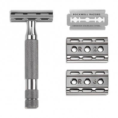 Rockwell 6C Razor - Gunmetal i gruppen Skgg & Rakning / Rakhyvel och rakkniv / Skerhetshyvel hos UnderCclub AB (RR-6C-GM)