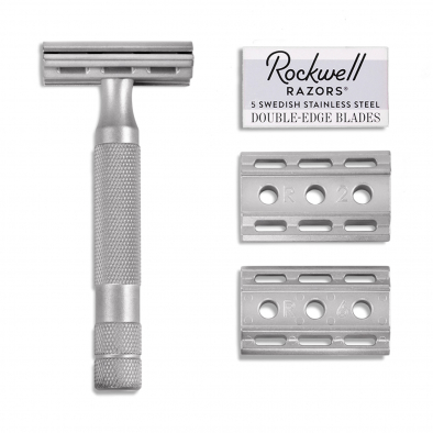 Rockwell 6S - Stainless Steel Razor i gruppen Skgg & Rakning / Rakhyvel och rakkniv / Skerhetshyvel hos UnderCclub AB (RR-6S)