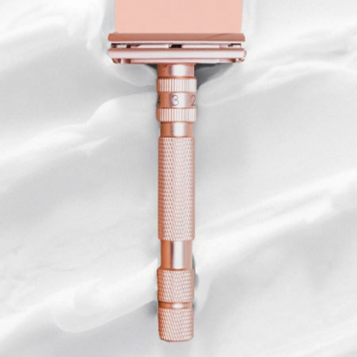 Rockwell T2 Safety Razor Twist-to-open Rose Gold i gruppen Skgg & Rakning / Rakhyvel och rakkniv / Skerhetshyvel hos UnderCclub AB (RR-T-RG)