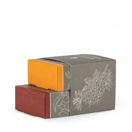 Shaving Soap Duo With Sea Buckthorn And Sandalwood i gruppen Sk�gg & Rakning / Kr�m, tv�l och l�dder / Raktv�l hos UnderCclub AB (RSDUOSDSH)