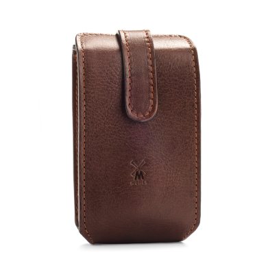 Leather pouch for traveling, brown i gruppen Skgg & Rakning / Tillbehr fr rakning hos UnderCclub AB (RT2)