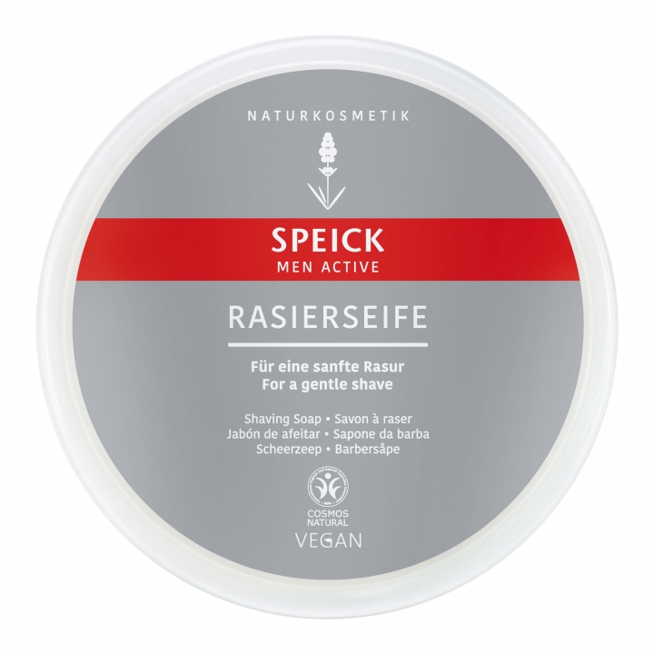 Speick Men Active Shaving Soap, Bowl, 150 g i gruppen Sk�gg & Rakning / Kr�m, tv�l och l�dder / Raktv�l hos UnderCclub AB (SP-392)