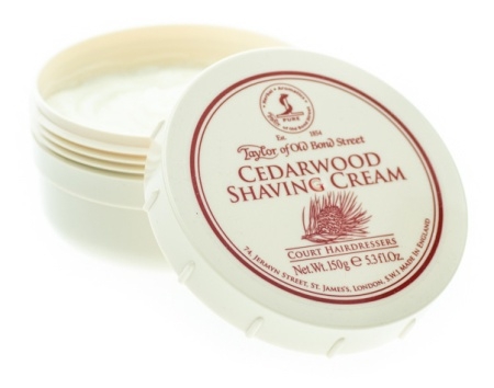 Cedarwood Shaving Cream Bowl - 75 Ml i gruppen Sk�gg & Rakning / Kr�m, tv�l och l�dder / Rakkr�m hos UnderCclub AB (TAY-01122)