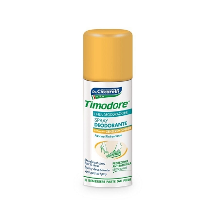 Timodore Ginger Deodorant Spray 150 Ml i gruppen Kroppsv�rd / H�nder & F�tter / Fotv�rd hos UnderCclub AB (TIMO-0162I00)