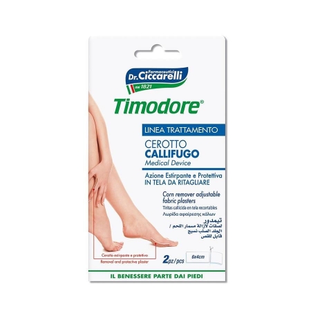 Timodore Corn Removers - Adjustable Fabric Plasters 2 Pcs i gruppen Kroppsv�rd / H�nder & F�tter / Fotv�rd hos UnderCclub AB (TIMO-1157Z02)