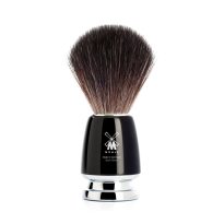 RYTMO Shaving brush High-grade resin black synthetic Black Fibre