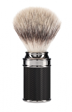 Traditional Black Silvertip Fiber Shaving Brush