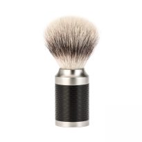 ROCCA Black Silvertip Fibre Shaving Brush