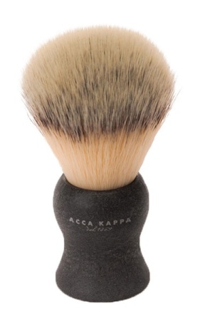 Shaving Brush - Natural Style - Synthetic Fibers - Black