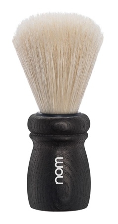 Alfred Shaving Brush, Long Natural Bristle, Handle Material Black Ash