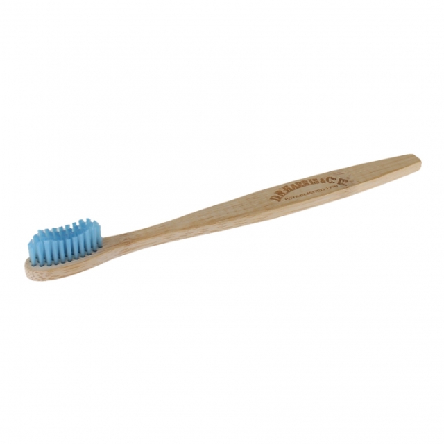 Blue Bristle Biodegradable Bamboo Toothbrush - One Size