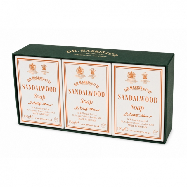 Sandalwood Bath Soap Box Of 3 - 3 x 150g