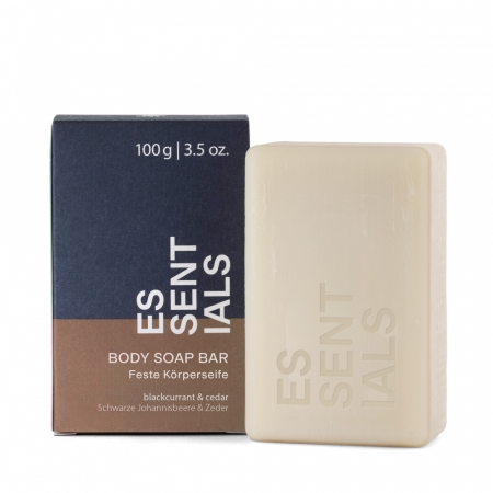 Essentials Body Soap Bar i34 Blackcurrant & Cedar