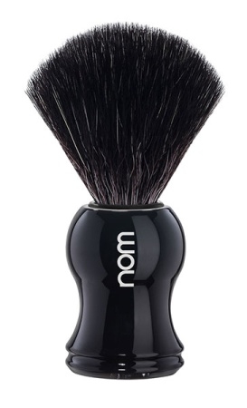 Gustav Shaving Brush, Black Fibre, Handle Material Plastic Black