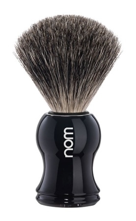 Gustav Shaving Brush, Pure Badger, Handle Material Plastic Black