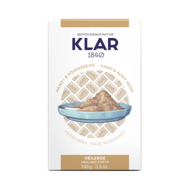 Klars Healing Earth Soap Palm Oil-free
