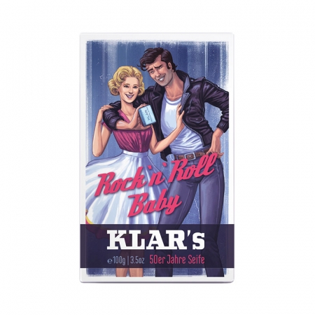 Klar's Special Edition Of 50 Retro Soap a Rock'n'roll Palm Oil Free