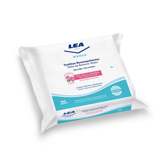 Women Make Up Remover Wipes Rosehip