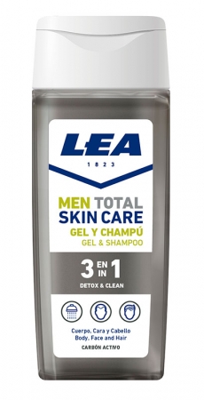 Men Total Skin Care 3 In 1 Detox & Clean Shower Gel And Shampoo