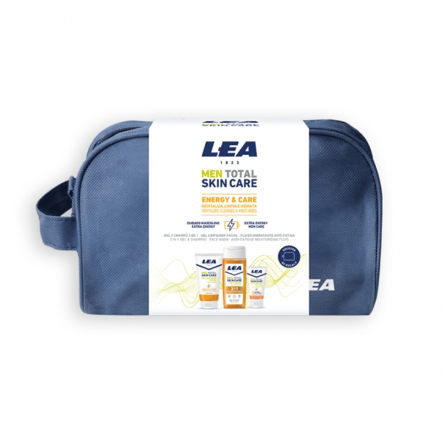 Lea Men Total Skin Care Energy & Care Toiletry Bag