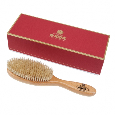 Handmade Satinwood Pure White Bristle Oval Brush