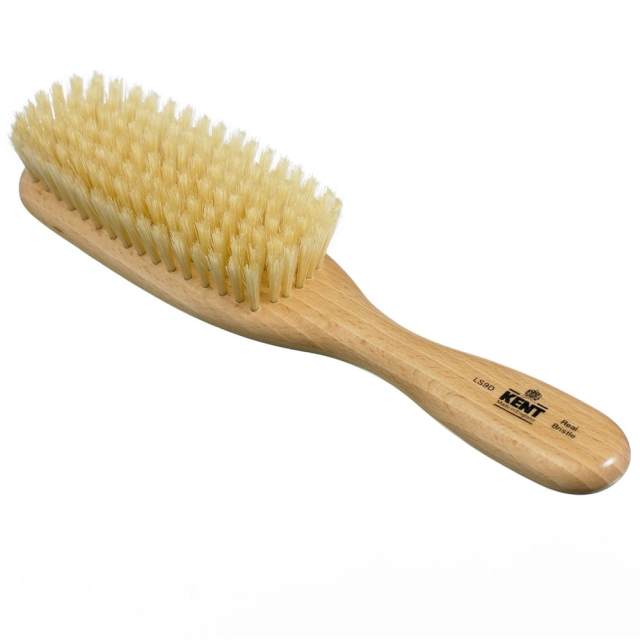 Narrow, Soft White Bristle