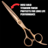 Ikon Rose Gold 6.0 Four Star Cutting Scissors