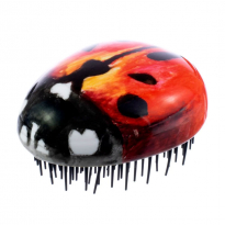 Pebble Detangling Ladybug Brush