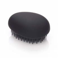 Pebble Detangling Brush in Matt Black